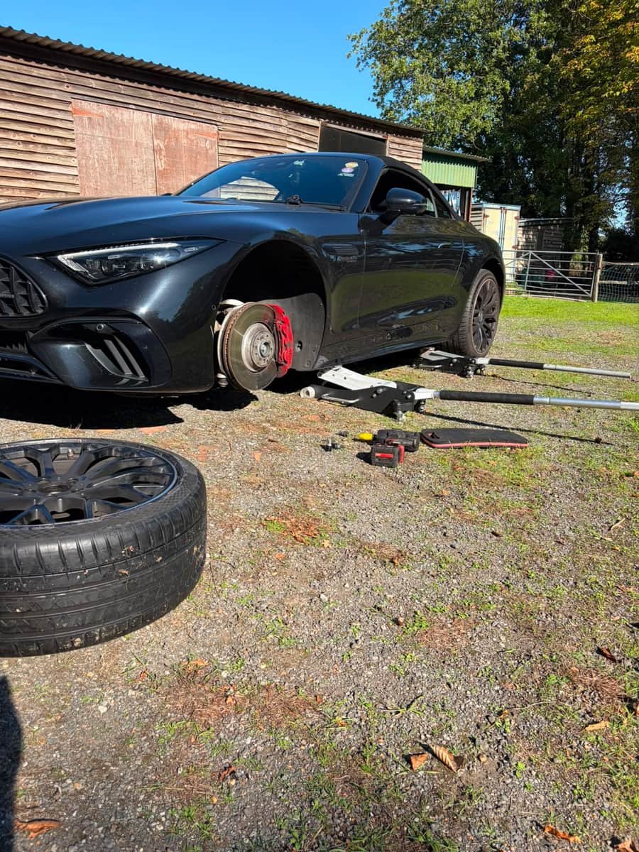 Fleet tyre callout for a CaterServ catering equipment van, a business client of Hugo's Mobile Tyres